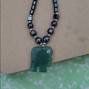Jasper and onyx necklace